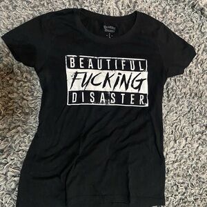 Beautiful Disaster Black Graphic Tee